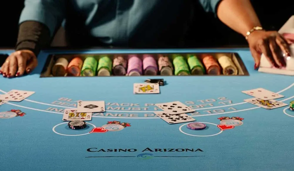 Player at live table